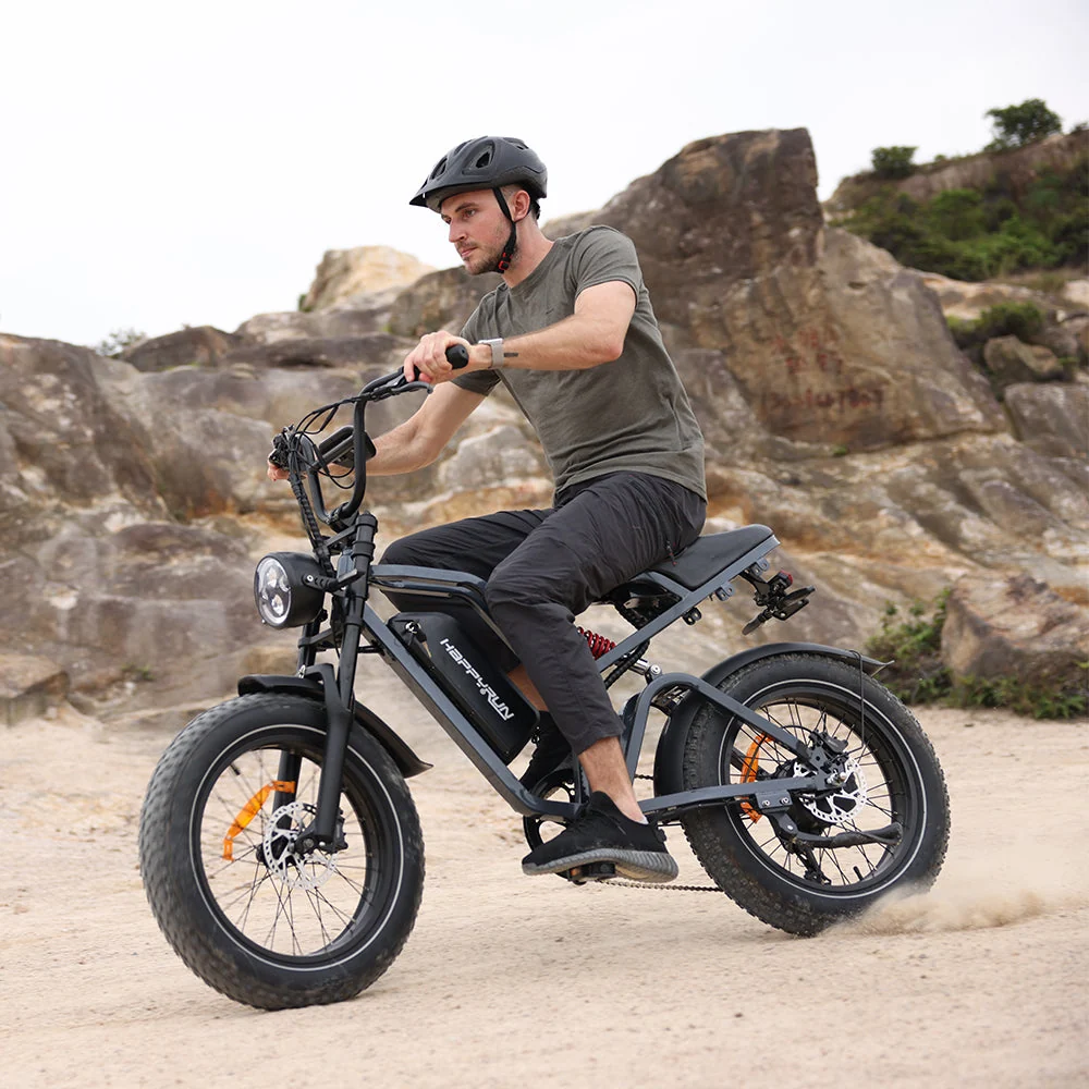 Frein à disque mécanique d'un vélo électrique fat tire