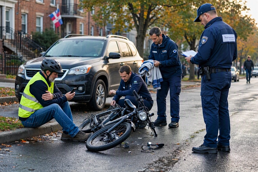 Accident en vélo électrique au Québec : que faire et qui paie