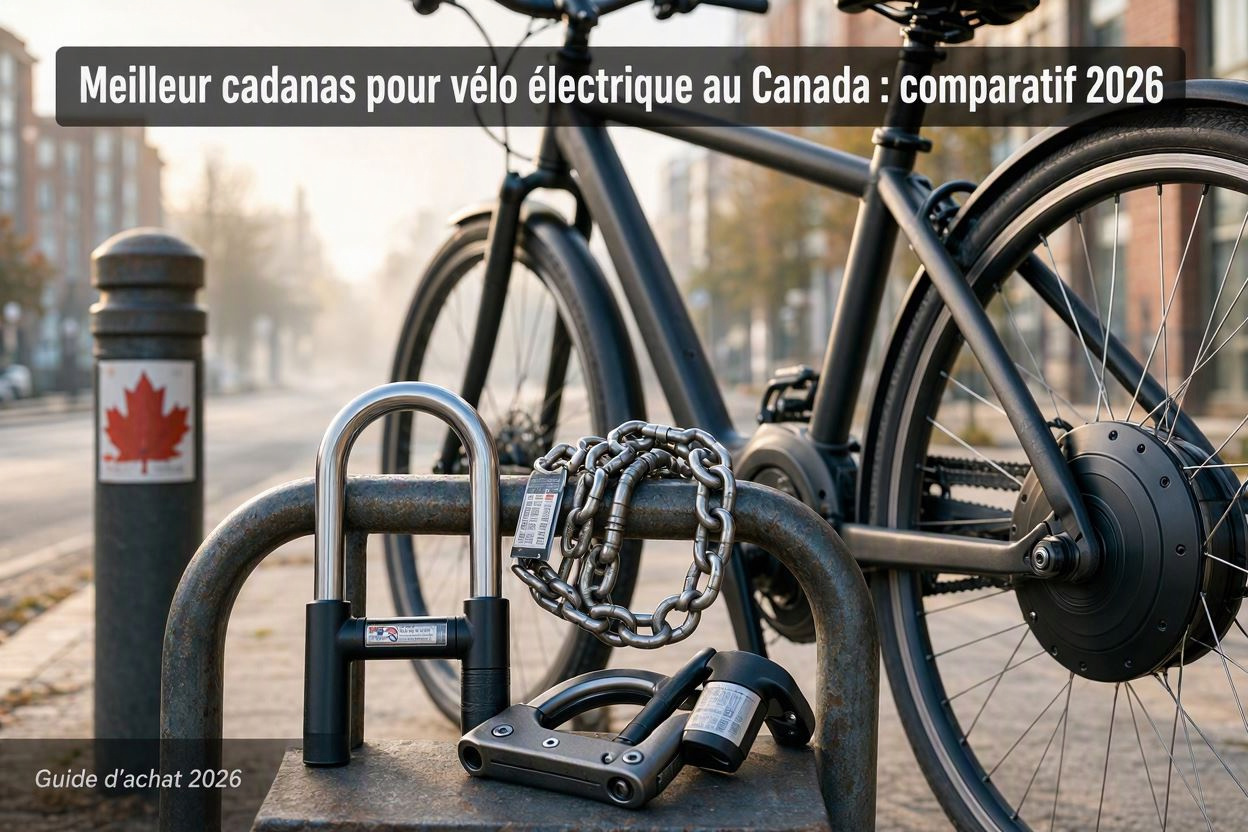 Meilleur cadenas pour vélo électrique au Canada : comparatif 2026