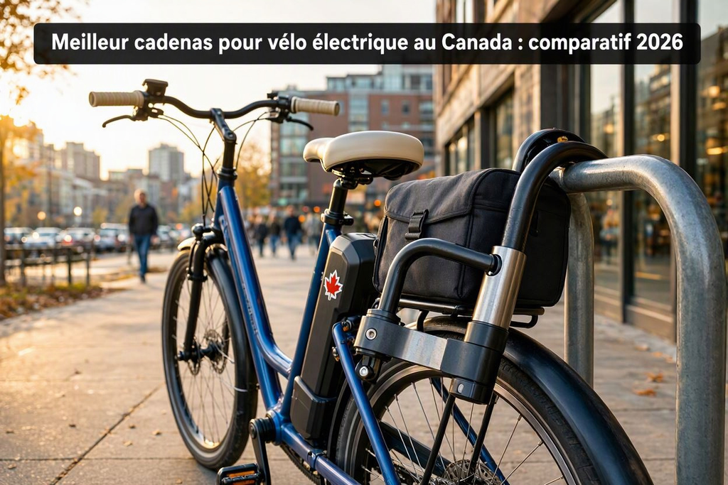 Meilleur cadenas pour vélo électrique au Canada : comparatif 2026