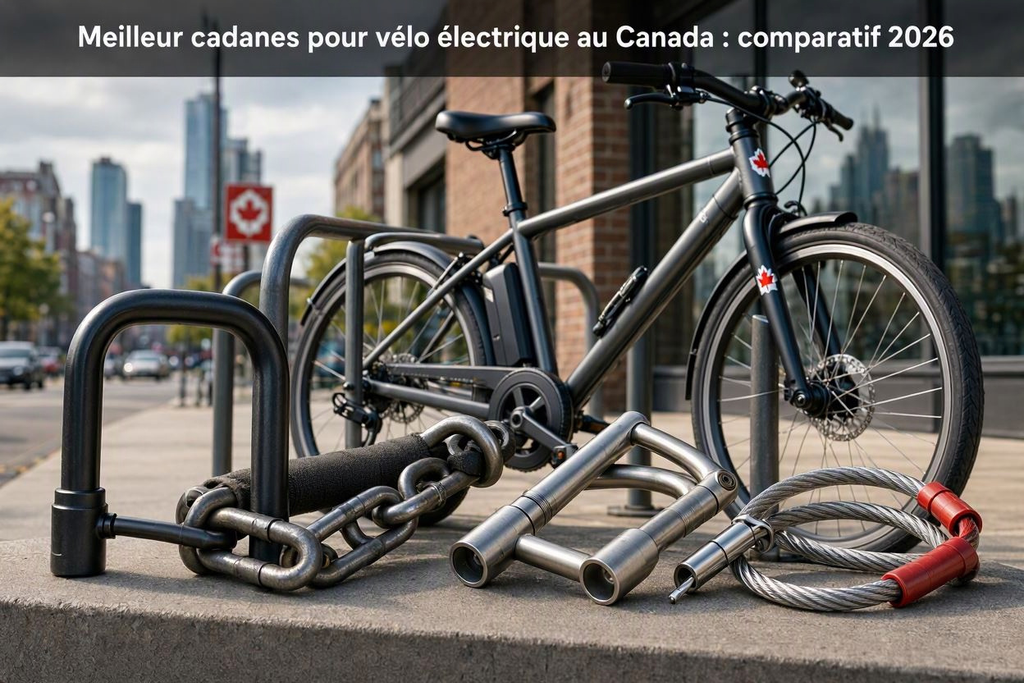 Meilleur cadenas pour vélo électrique au Canada : comparatif 2026