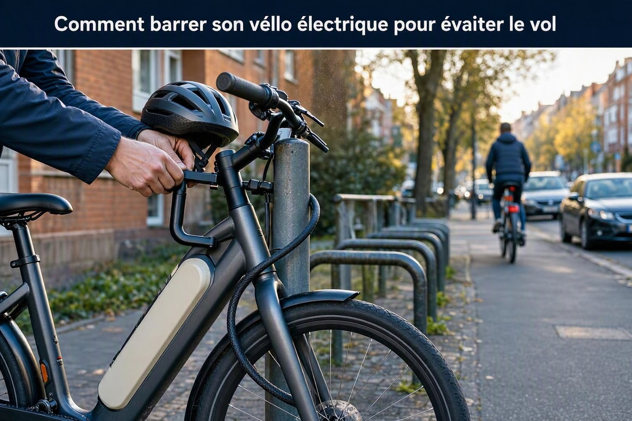 Comment barrer son vélo électrique pour éviter le vol