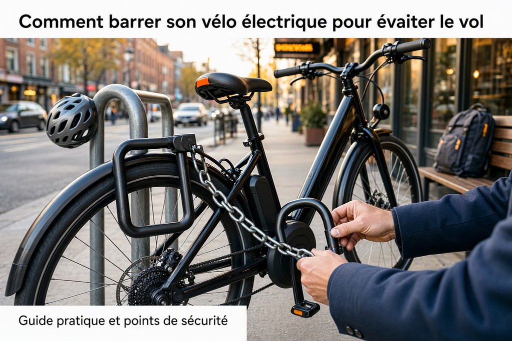 Comment barrer son vélo électrique pour éviter le vol