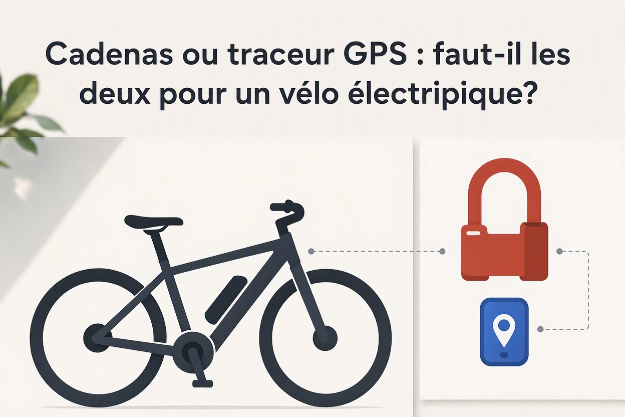 Cadenas ou traceur GPS : faut-il les deux pour un vélo électrique?