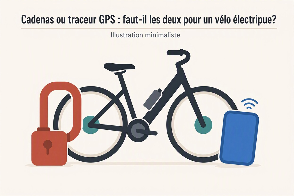 Cadenas ou traceur GPS : faut-il les deux pour un vélo électrique?