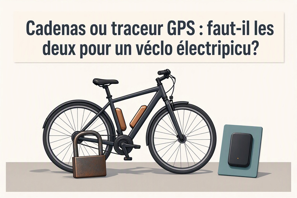 Cadenas ou traceur GPS : faut-il les deux pour un vélo électrique?