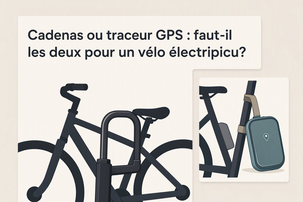 Cadenas ou traceur GPS : faut-il les deux pour un vélo électrique?
