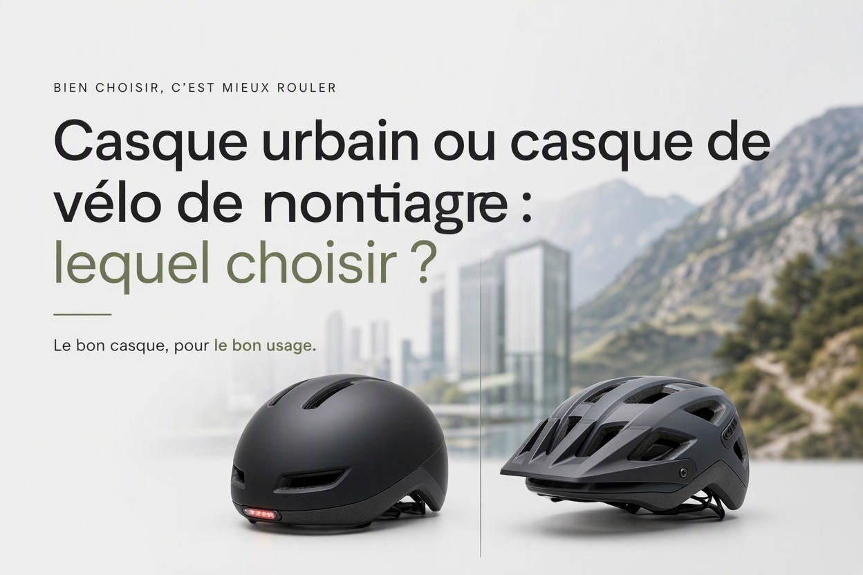 Casque urbain ou casque de vélo de montagne : lequel choisir?