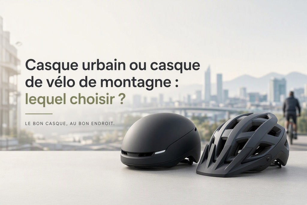 Casque urbain ou casque de vélo de montagne : lequel choisir?