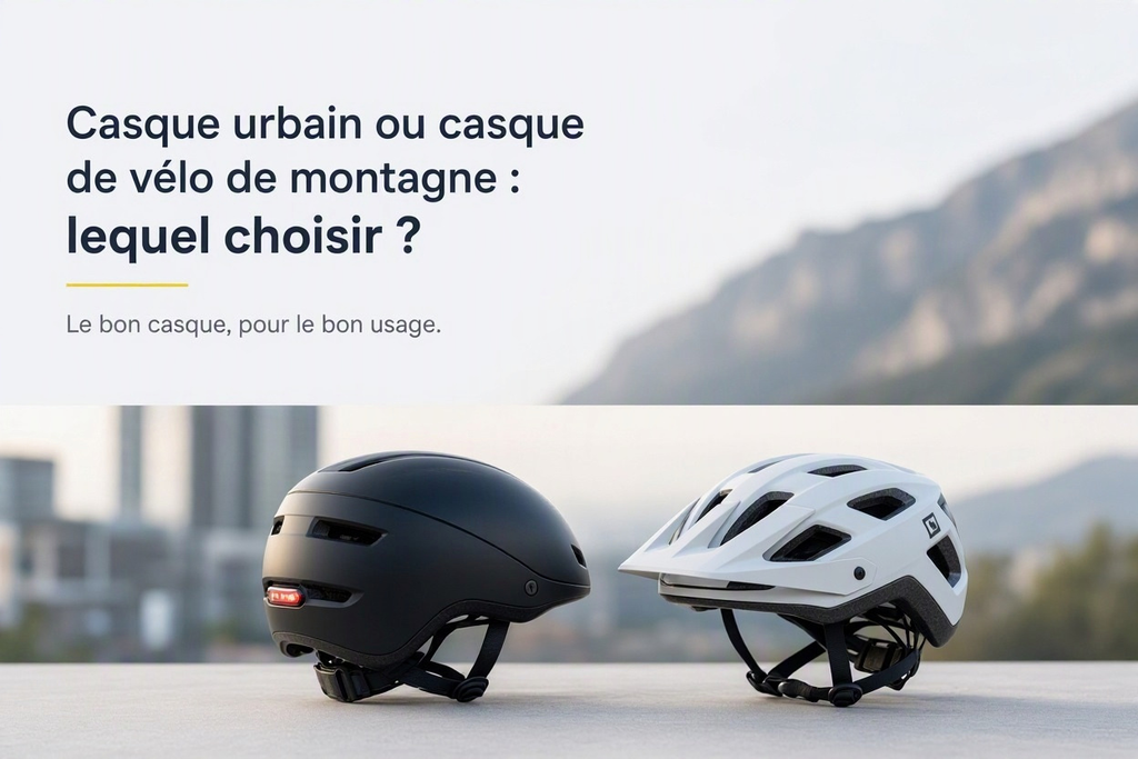 Casque urbain ou casque de vélo de montagne : lequel choisir?