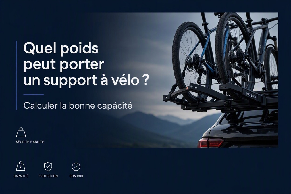 Quel poids peut porter un support à vélo? Calculer la bonne capacité