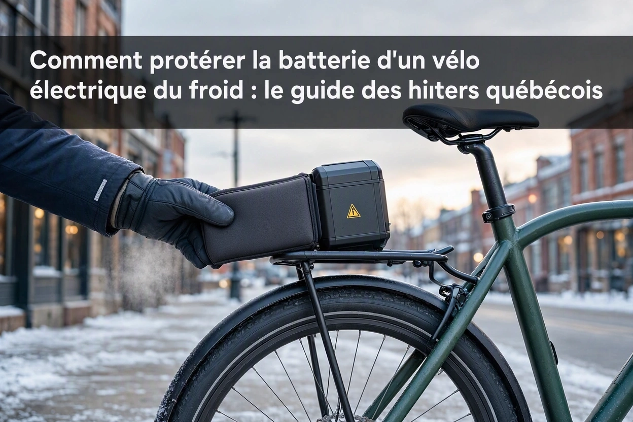 Comment protéger la batterie d'un vélo électrique du froid : le guide des hivers québécois