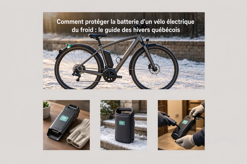 Comment protéger la batterie d'un vélo électrique du froid : le guide des hivers québécois