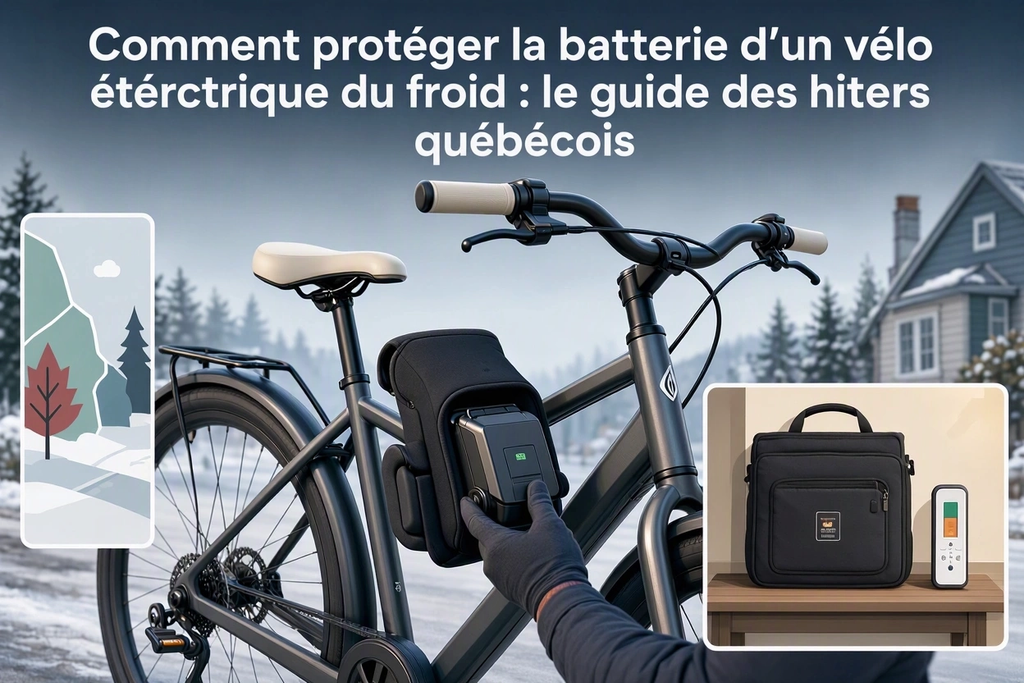Comment protéger la batterie d'un vélo électrique du froid : le guide des hivers québécois