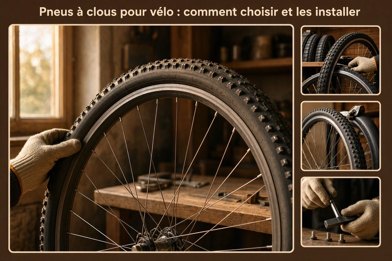 Pneus à clous pour vélo : comment choisir et les installer