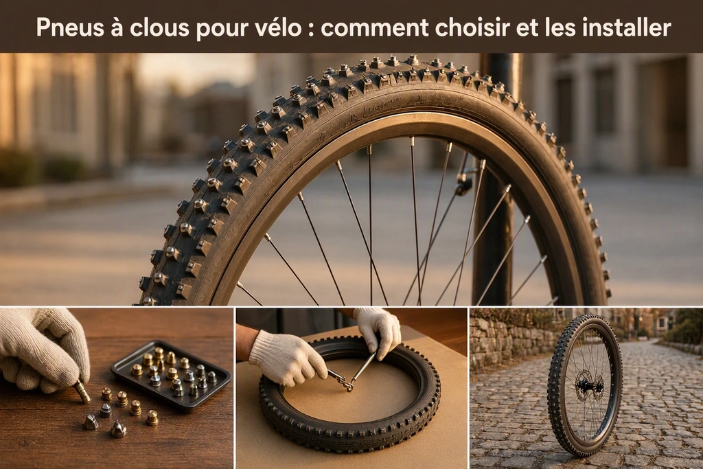 Pneus à clous pour vélo : comment choisir et les installer