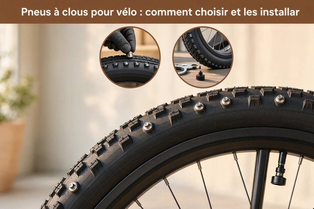Pneus à clous pour vélo : comment choisir et les installer
